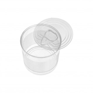 Latas de Conserva 220 ml 7,4 x 7 cm PS Transparente