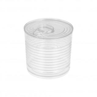 Latas de Conserva 220 ml 7,4 x 7 cm PS Transparente